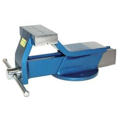 Morsa Da Banco Girevole In Acciaio Professionale Apertura Max 75 100 125 Mm Hand 608 - Foto 8