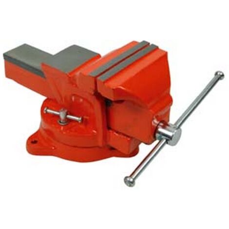 Morsa da banco girevole in ghisa da 150 mm con base rotante stabile