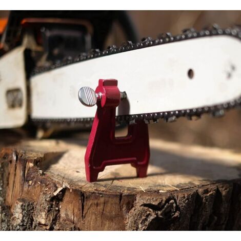 Morsa per affilare la catena della motosega, morsa per ceppi, morsetto per motosega, accessori per motosega