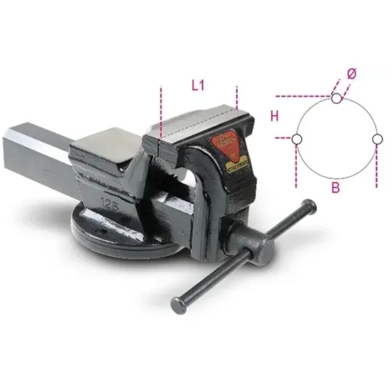 Morsa parallela da banco beta 1599f - 175