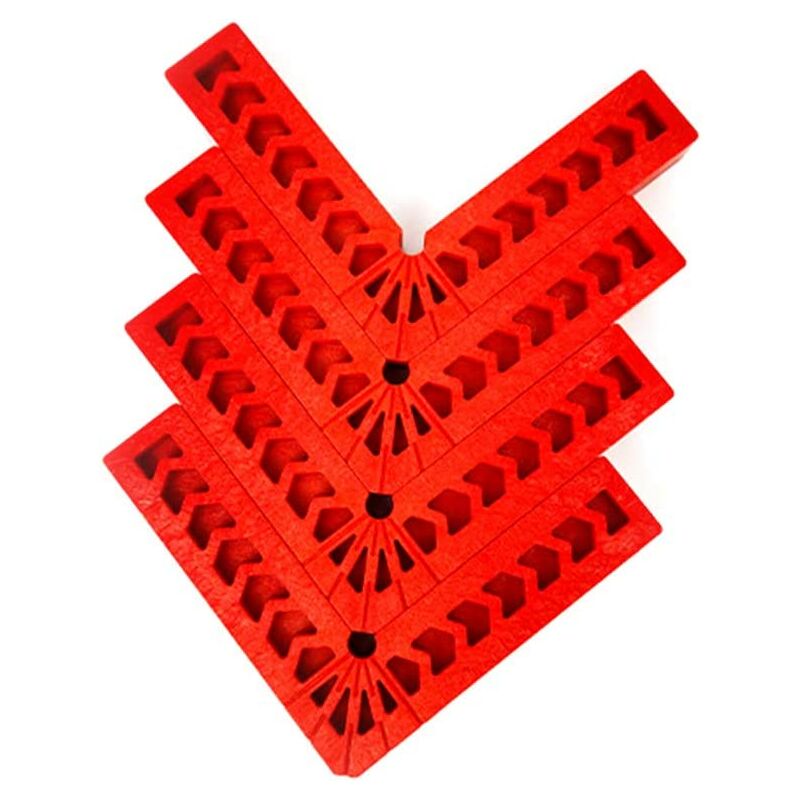 Morsetti angolari a 90 gradi, quadrati di