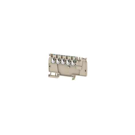 Morsetti di distribuzione modulari, PUSH IN, 2,5 mm², 800 V, 24 A, beige scuro