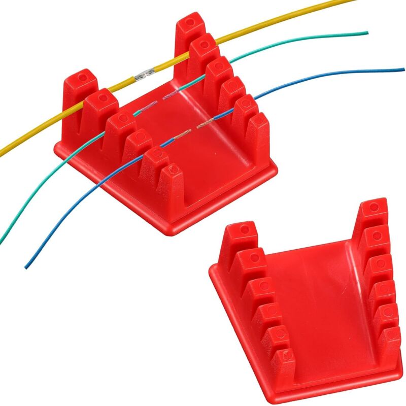 morsetti per stazione di saldatura, supporto per morsetto di saldatura, supporto per filo di saldatura con 5 slot, base magnetica, adatto a diverse