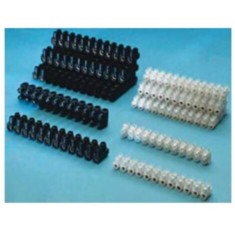 MORSETTIERA 4 MM BIANCA 12 ELEMENTI