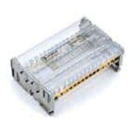 Morsettiera Bipolare Qblok2P125A15 – 125A A 15 Fori ( Cabur Cod. Qblok2126 )