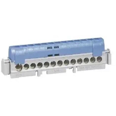 Morsettiera blu a 17 fori IP2xN17 004845