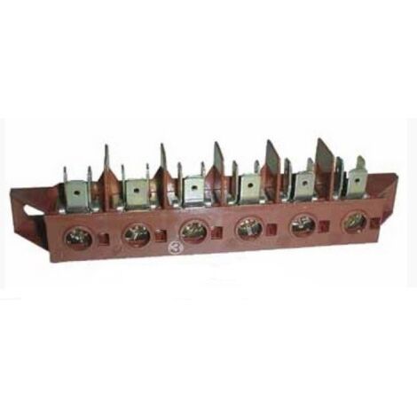 Morsettiera di connessione 6 fili - Forni, Fornelli Elettrici e a Gas - BRANDT - 295918
