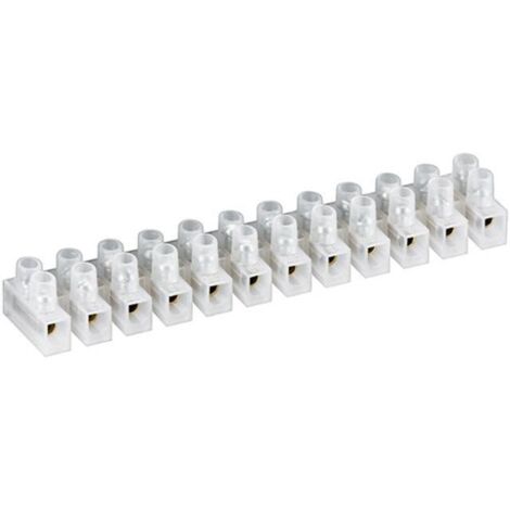 morsettiera elettrica mammut 1 pezzo 6 mm trasparente wnt 77007
