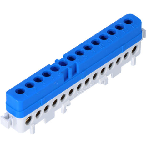 Morsettiera isolante LPI-14 blu