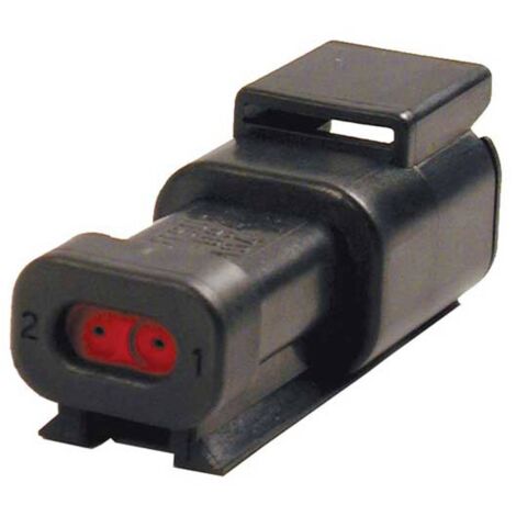 Morsettiera per cavo TE Connectivity DTM Totale poli 2 DTM04-2P-E005 1 pz.