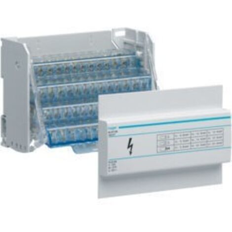 Morsettiera Ripartitore Modulare A Barrette Hager 4P 125A 7,5 Moduli KJ01CN