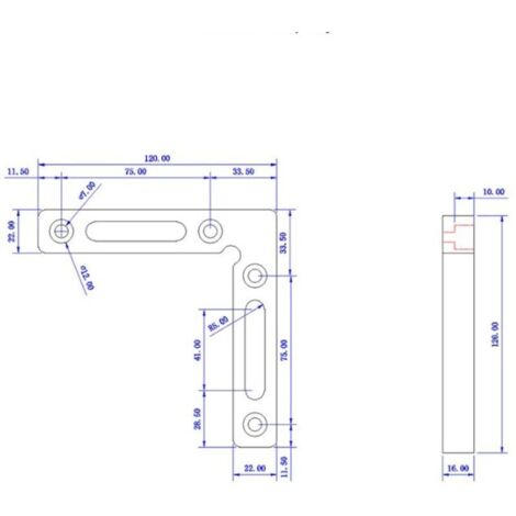 Morsetto ad angolo retto a L di 90° per telai in lega di alluminio con righello di fissaggio angolare per la lavorazione del legno.