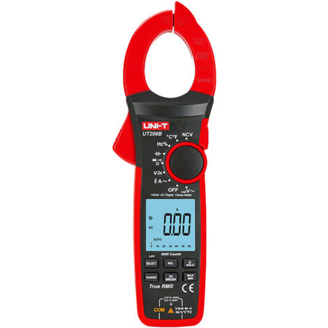UNI-T Ut120 A/mie0143 Multimetro Digitale, Rosso/Nero