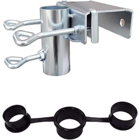 Morsetto da tavolo per ombrellone da giardino, ringhiera del balcone, adatto per ringhiera del balcone, sedia da spiaggia (argento)