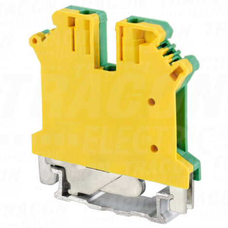 Morsetto del conduttore di protezione per rotaia, vite, giallo-verde 0,2-2,5mm2, 32A ZUG