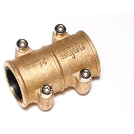 BANYO Morsetto di riparazione in ottone a due pezzi MD 15mm