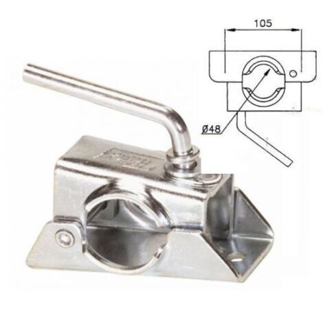 Morsetto Fissaggio Servotimone Tubo Ø 48mm