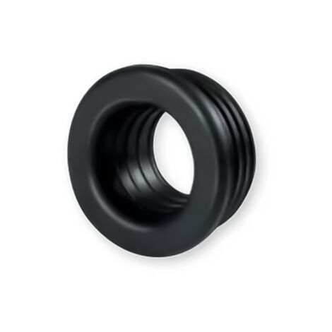 Morsetto in gomma nera per canotti diametro estendibile 46 mm
