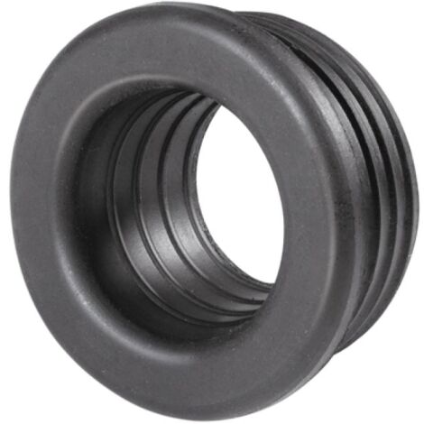 MORSETTO IN GOMMA NERA PER CURVE TECNICHE D. 46 Diam. Int. 30/35 mm