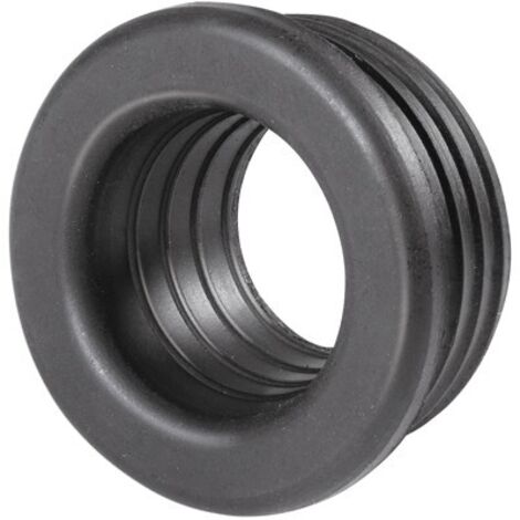 MORSETTO IN GOMMA NERA PER CURVE TECNICHE D. 46 Diam. Int. 30/35 mm -CONF