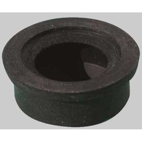 MORSETTO IN GOMMA NERA PER CURVE TECNICHE MM 32 - Ø 26