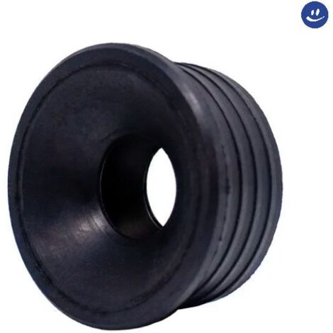 Morsetto in gomma per curva tecnica innesto ø46x11/2