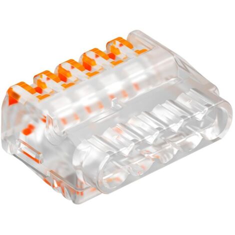 Morsetto Obo Bettermann 5P senza viti 450V 24A 5x0,2-2,5 mmq 2054458