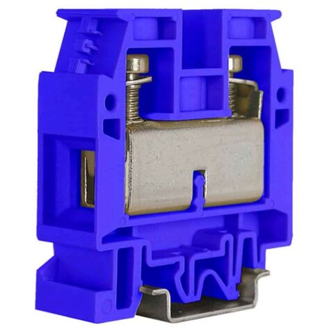 Morsetto passante Cabur 50mm colore Blu CBX72