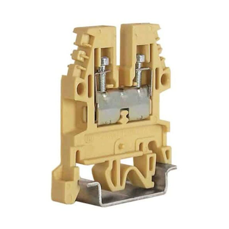 Morsetto passante standard Cabur 2,5mmq Beige CB110