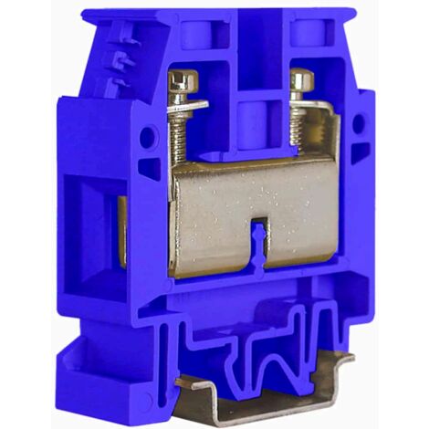 Morsetto passante standard Cabur 35mmq Blu CBX62