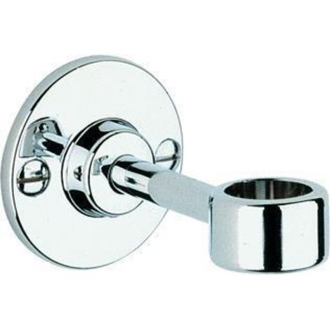 Morsetto per asta 28708 per orecchio di supporto a colonna D: 18mm, legno, cromo