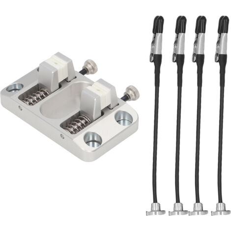 Morsetto per cavi per stazione di saldatura, apertura da 12 mm con 4 clip magnetiche - Elemento di fissaggio per gioielli elettronici