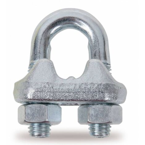 Morsetto Per Fune Acciaio D 12 Mm Robur 2 Pz - 6 Bl