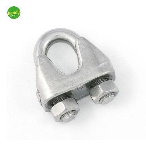 MORSETTO  PER FUNI INOX D 6 MM PZ 2