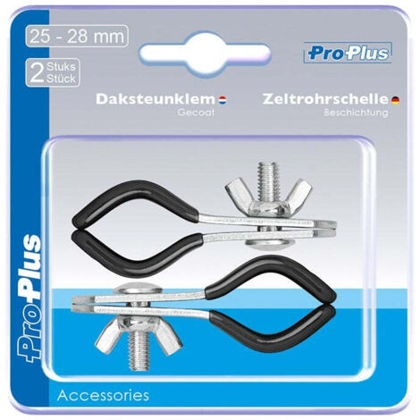 Morsetto per tentacolo rivestimento 25 28mm 2 pezzi in blister