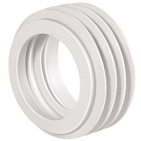 MORSETTO PER WC BIANCO D. 55 mm  - D. int. 40/44 G.M.P