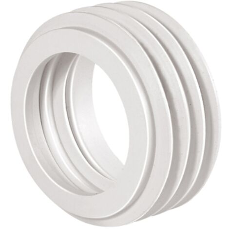 MORSETTO PER WC BIANCO D. 60 mm  - D. int. 40/44 G.M.P