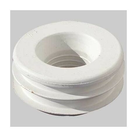 MORSETTO PER WC IN GOMMA BIANCA 50 x 26
