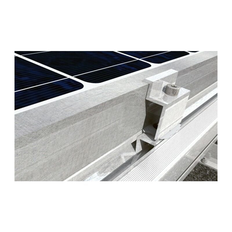 Image of Morsetto Centrale in Alluminio per Fotovoltaico con Cornice Fischer pmc 38-44