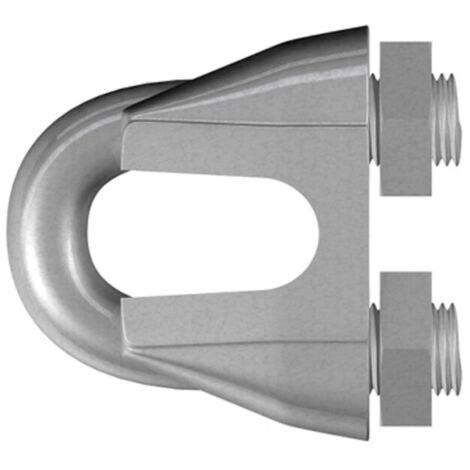 Morsetto serracavi 5 mm Ghisa zincato dörner + helmer 4816124 20 pz.