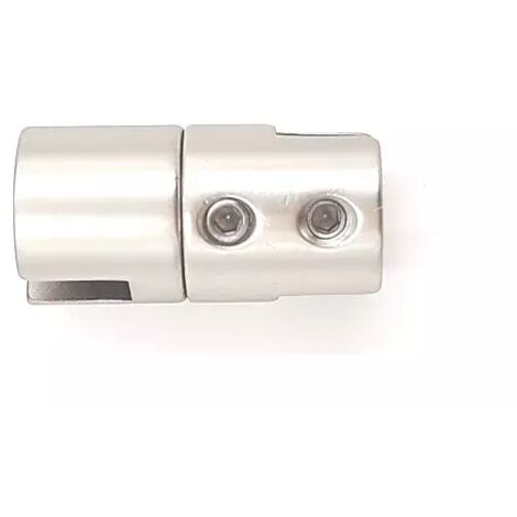 MORSETTO TAHUMA per VETRO 7 mm per barra d.4 mm
