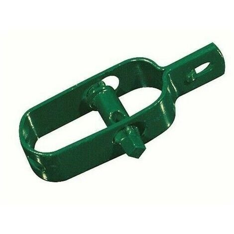 Morsetto tirafilo tendifilo plastificato tira tendi filo x rete verde mm 100