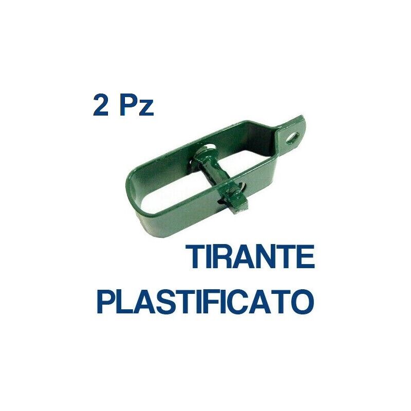 Morsetto tirafilo tendifilo zincato plastificato filo rete 100 mm 2 pz (20557)