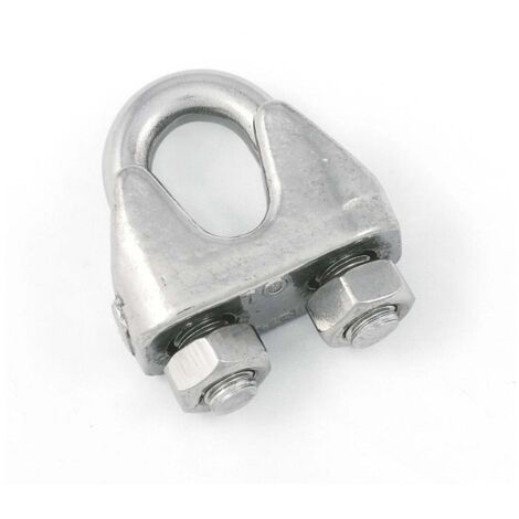 MORSETTO  ZNC PER FUNI D 6 MM PZ 4