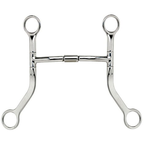 Morso western con rullo 10 mm e inserti in rame 12,5 cm