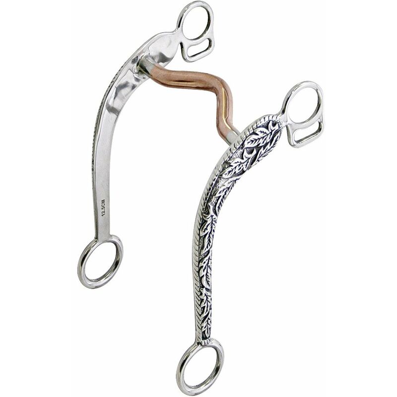 Morsure Westen en acier inoxydable avec col de cygne en cuivre et gravures d'appel de 12 mm