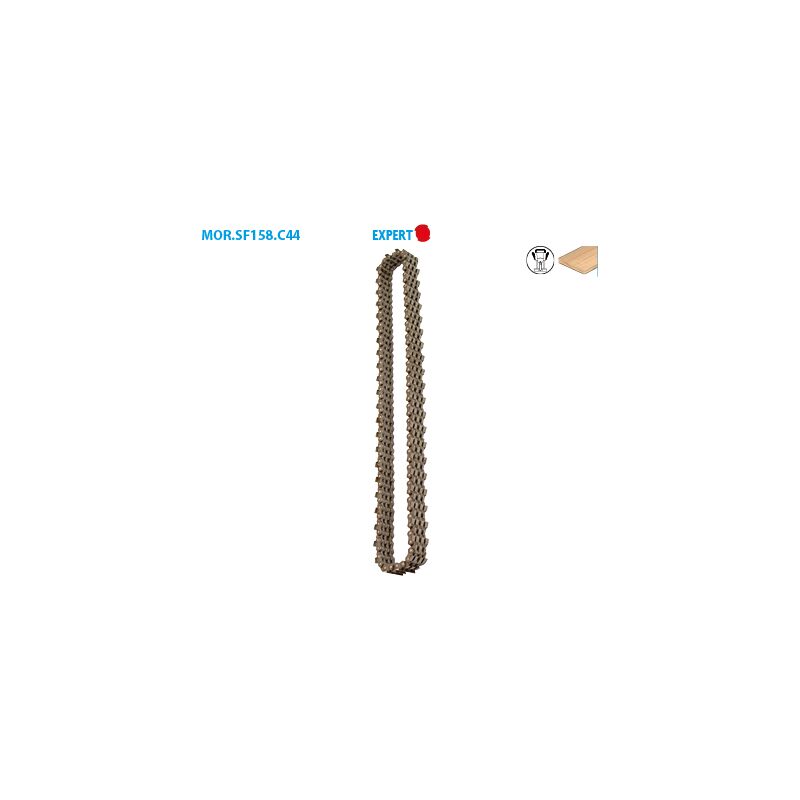 Mortaisage pas b = 15,8 - standard français - chaîne 44 maillons Expert Ep. 30 mc (mm) 22,5 (5 x 4,5)