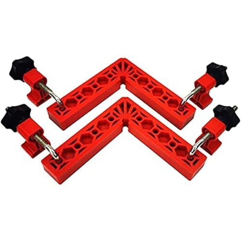 Image of MSBD 2 Stück 90-Grad-Positionierwinkel 150 mm Holzbearbeitung Bilderrahmen-Box-Vorrichtungsset