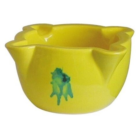 MORTERO BARRO AMARILLO 16X8CM. (S/MANO) - EHLIS