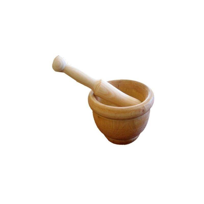 

Mortero Cocina Con Mano 14Cm Madera - Darman